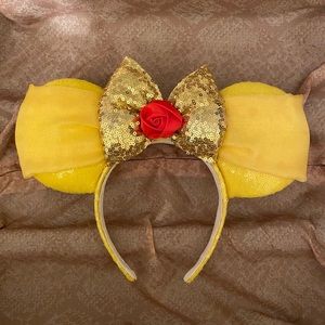Disney Princess Belle Minnie Mouse Ears Headband